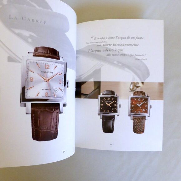 2000? LOUIS ERARD MENS WATCH CATALOG L ESPRIT DE TEMPS (PRE-OWNED) - Picture 9 of 15